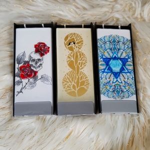 flatyz Handmade decorative flat candles